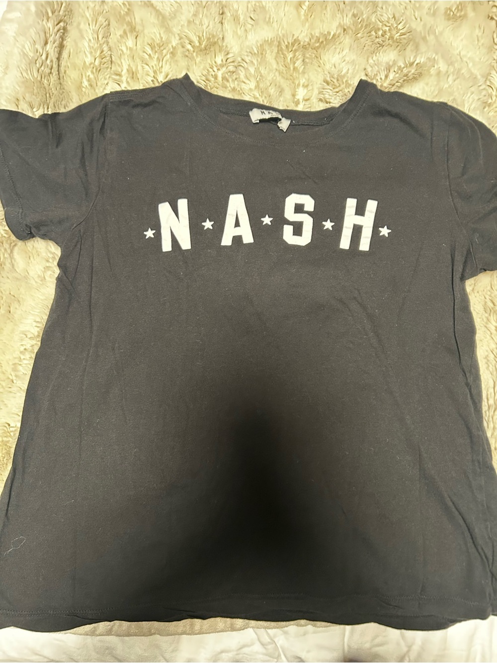 NASH black womens shirt Small